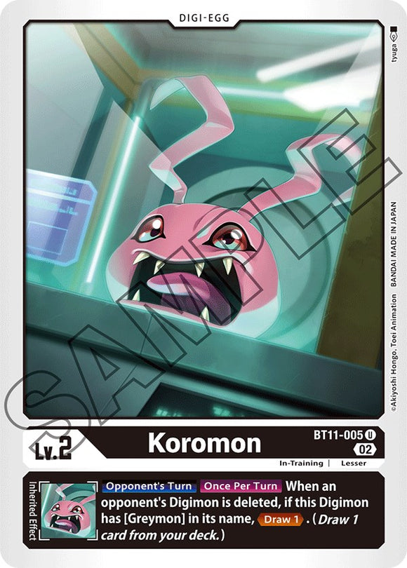 Koromon [BT11-005] [Dimensional Phase] Foil