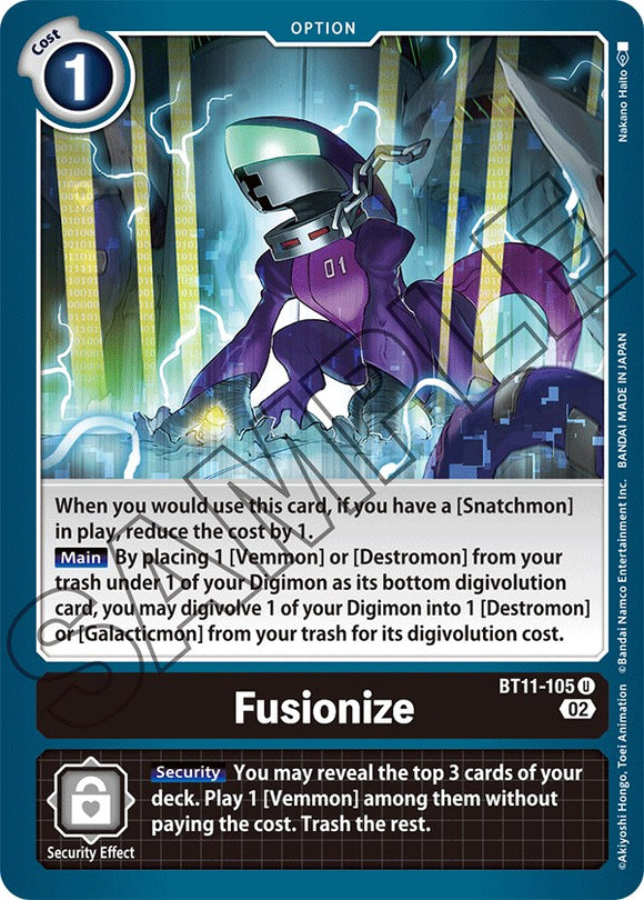 Fusionize [BT11-105] [Dimensional Phase] Foil