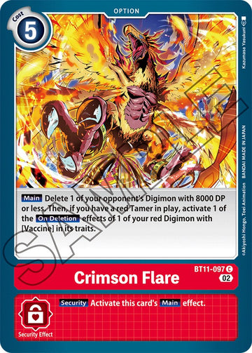 Crimson Flare [BT11-097] [Dimensional Phase] Foil