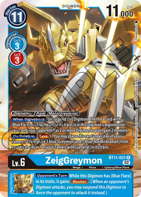 ZeigGreymon [BT11-031] [Dimensional Phase] Foil