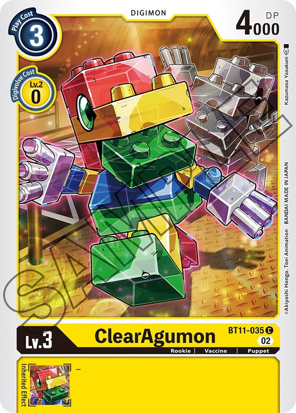 ClearAgumon [BT11-035] [Dimensional Phase] Foil