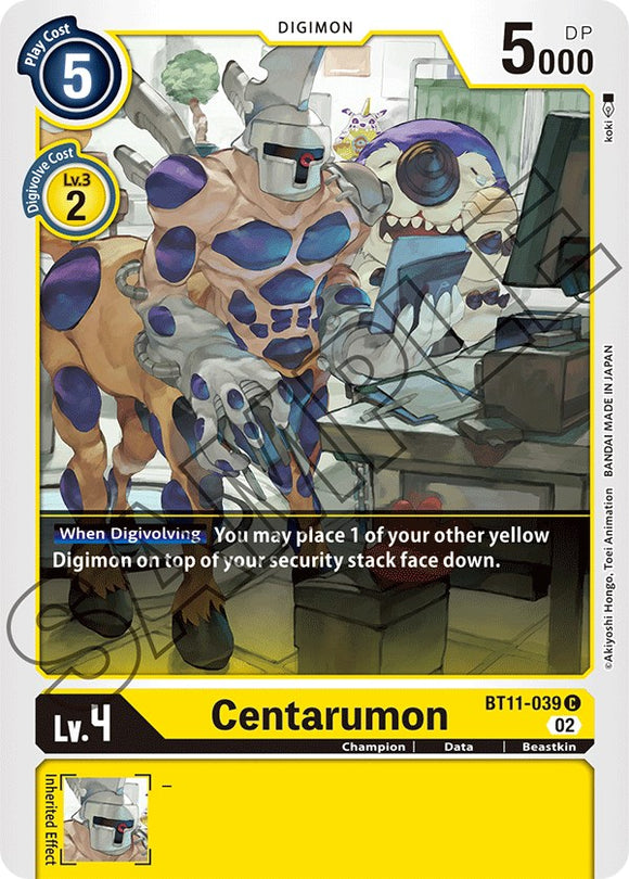 Centarumon [BT11-039] [Dimensional Phase] Foil