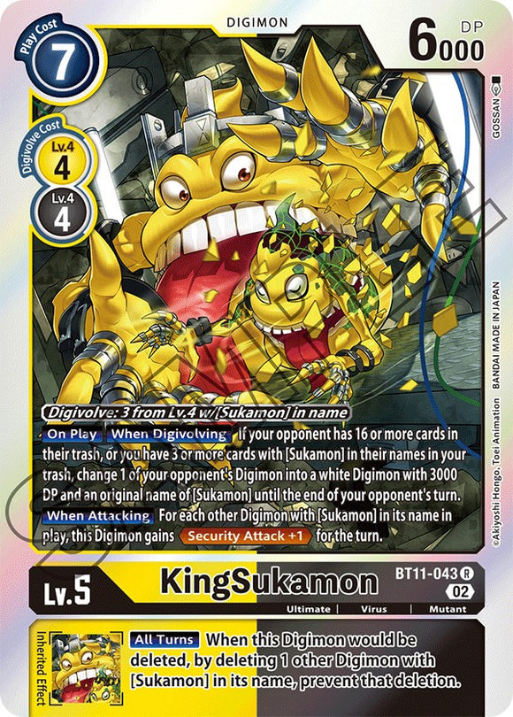 KingSukamon [BT11-043] [Dimensional Phase] Foil