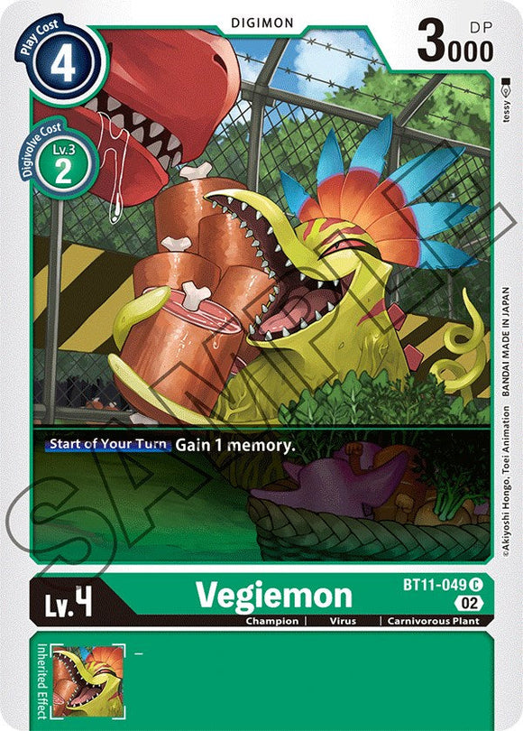 Vegiemon [BT11-049 C] [Dimensional Phase]