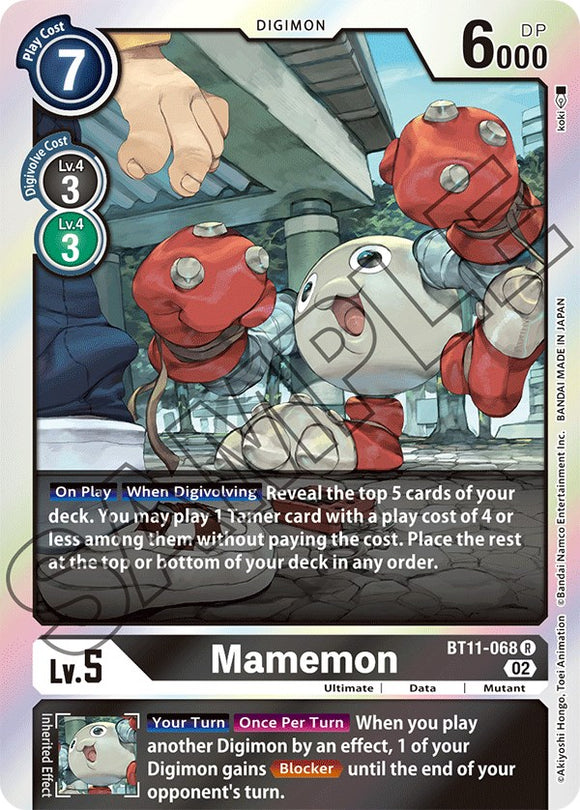 Mamemon [BT11-068] [Dimensional Phase] Foil