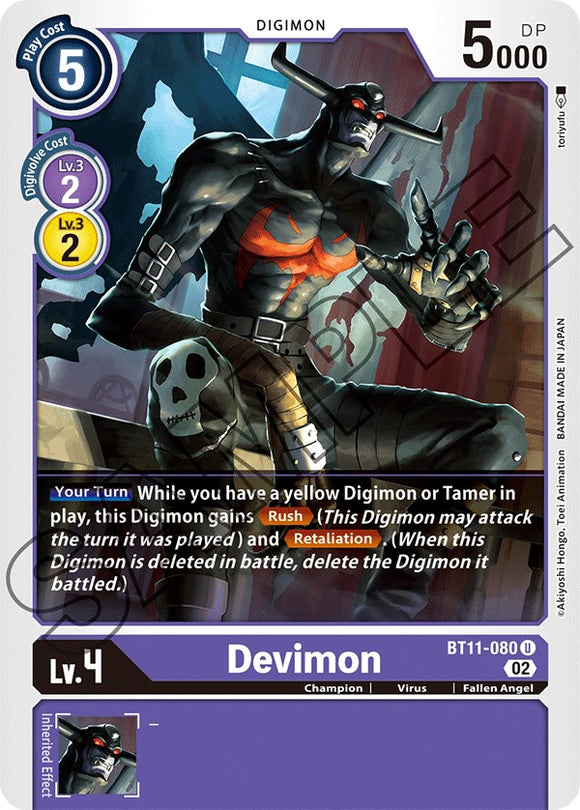Devimon [BT11-080] [Dimensional Phase] Foil