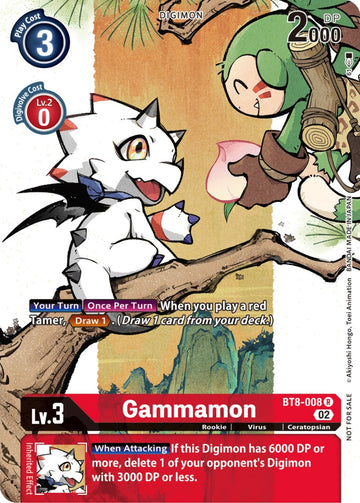 Gammamon (Digimon Illustration Competition Pack 2022) [BT8-008] [Dimensional Phase]