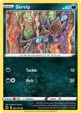 Skrelp [081/159] [Crown Zenith] Reverse Holofoil