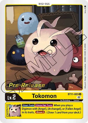 Tokomon [BT11-003] [Dimensional Phase Pre-Release Cards] Foil