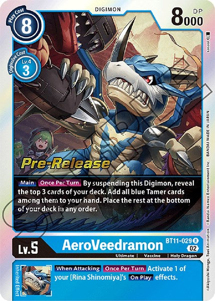 AeroVeedramon [BT11-029] [Dimensional Phase Pre-Release Cards] Foil