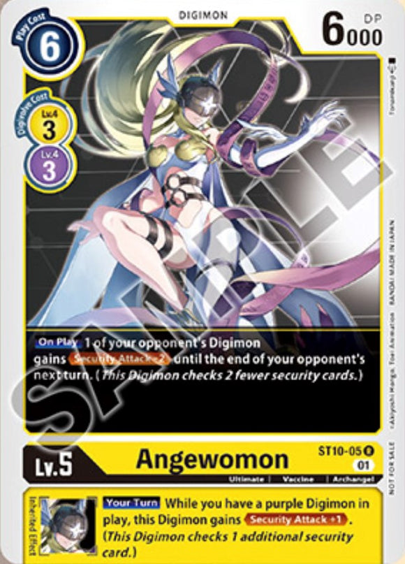 Angewomon (Tamer Goods Set Angewomon & LadyDevimon) [ST10-05 R] [ Parallel World Tactician] Foil