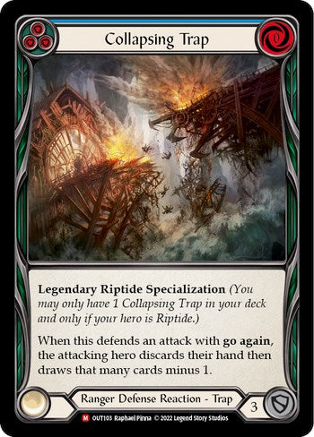 Collapsing Trap [OUT103] [Outsiders] Rainbow Foil