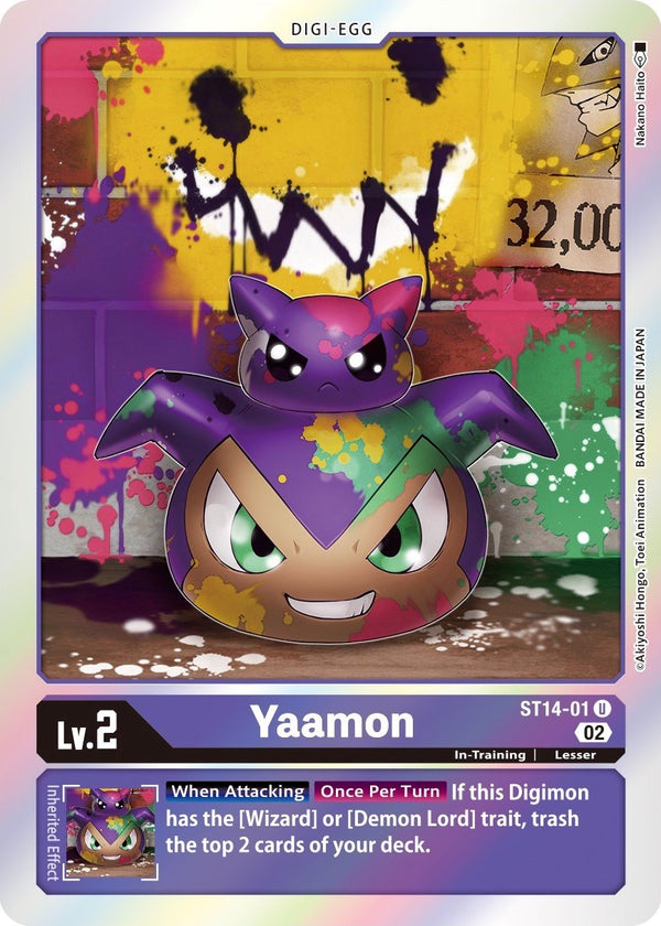 Yaamon [ST14-01] [Starter Deck 14: Beelzemon Advanced Deck Set] Foil