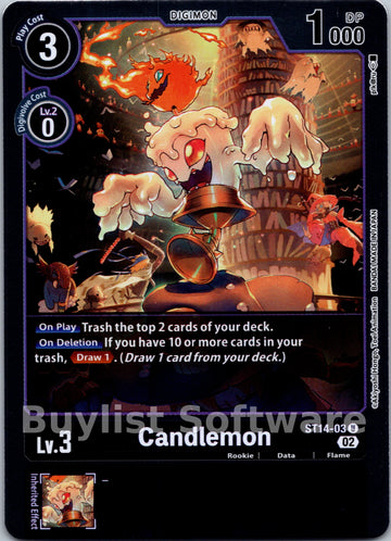Candlemon [ST14-03] [Starter Deck 14: Beelzemon Advanced Deck Set] Foil