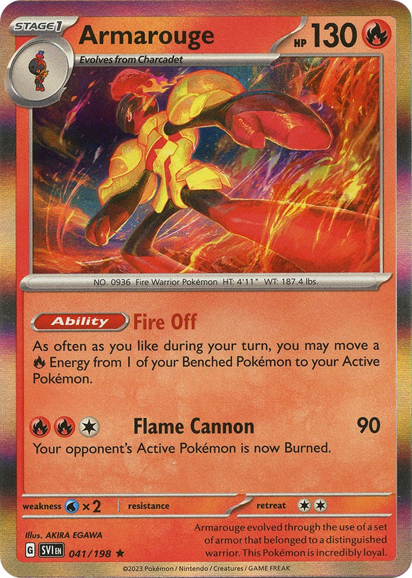 Armarouge [041/198] [Scarlet & Violet Base Set] Reverse Holofoil