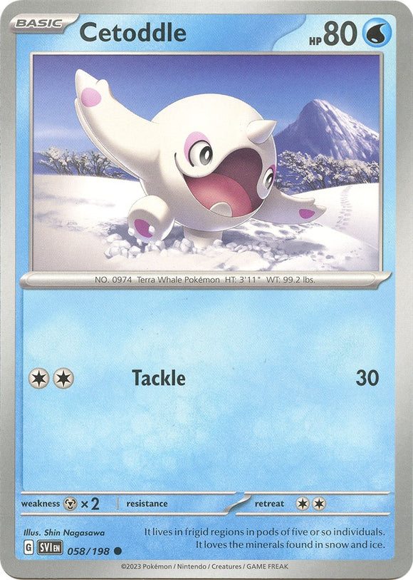 Cetoddle [058/198] [Scarlet & Violet Base Set] Reverse Holofoil