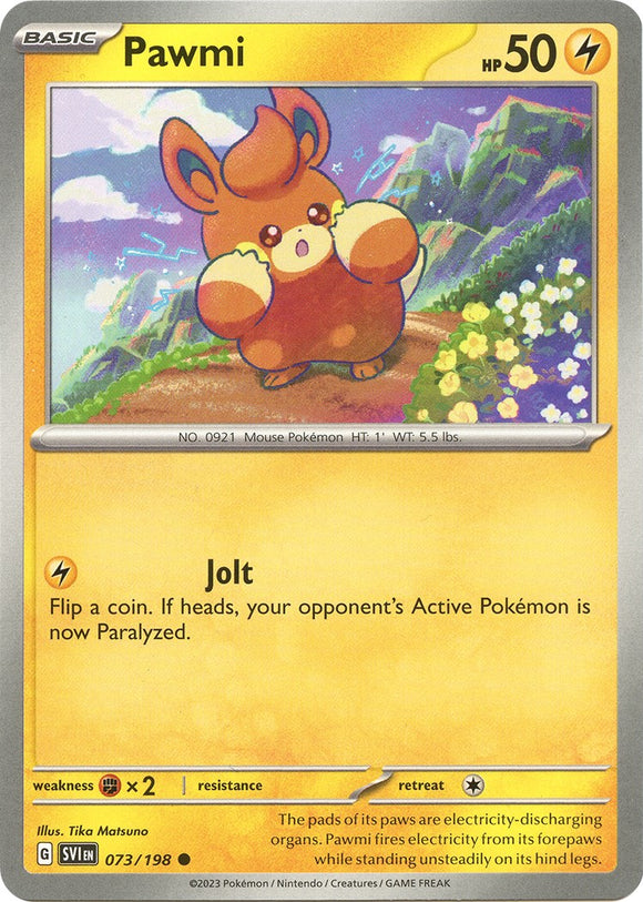Pawmi [073/198] [Scarlet & Violet Base Set] Reverse Holofoil