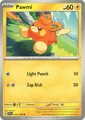 Pawmi [074/198] [Scarlet & Violet Base Set] Reverse Holofoil