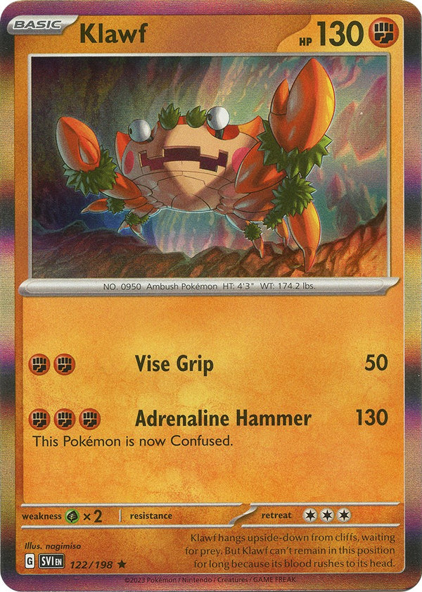 Klawf [122/198] [Scarlet & Violet Base Set] Reverse Holofoil