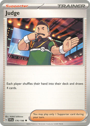 Judge [176/198] [Scarlet & Violet Base Set] Reverse Holofoil
