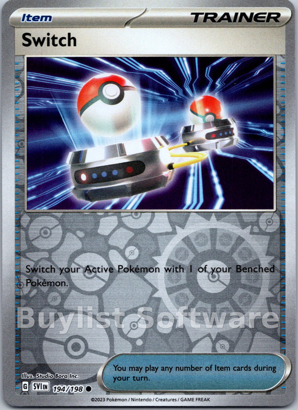Switch [194/198] [Scarlet & Violet Base Set] Reverse Holofoil