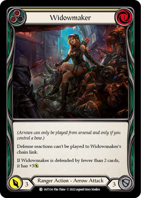 Widowmaker (Yellow) [OUT134] [Outsiders] Rainbow Foil