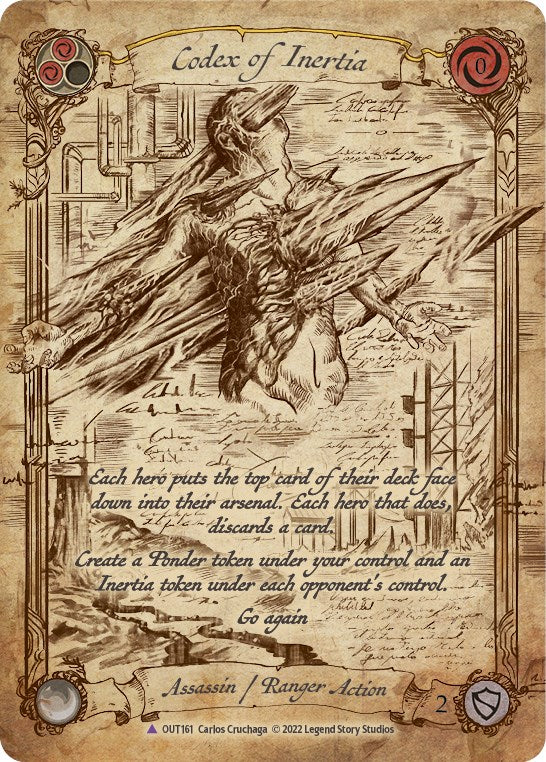 Codex of Inertia (Marvel) [OUT161] [Outsiders] Cold Foil