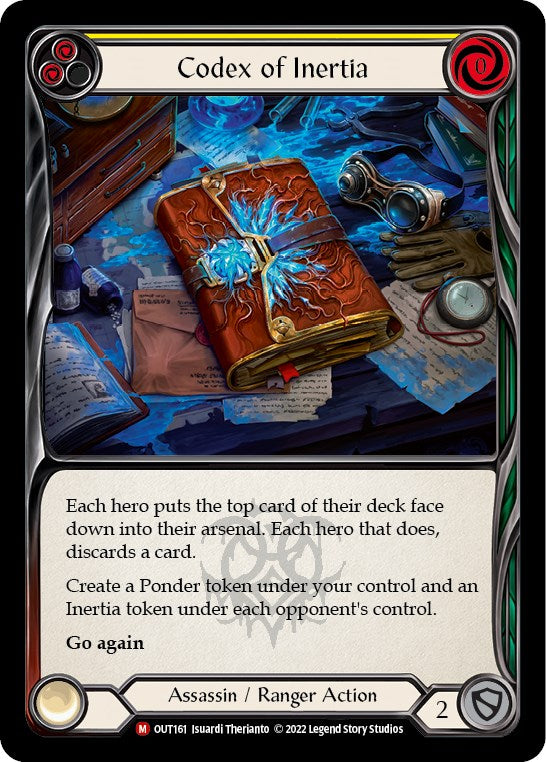 Codex of Inertia [OUT161] [Outsiders] Rainbow Foil