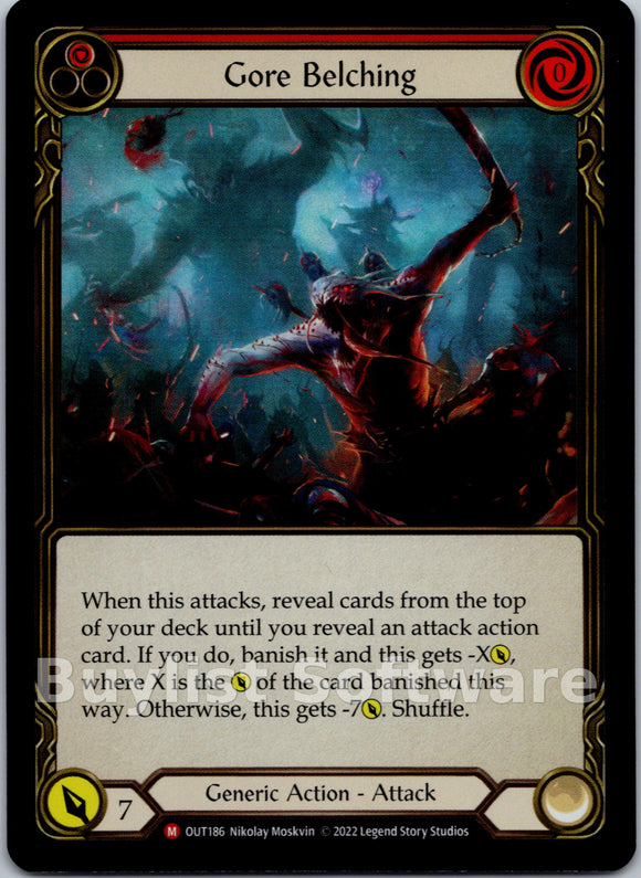 Gore Belching [OUT186] [Outsiders] Rainbow Foil