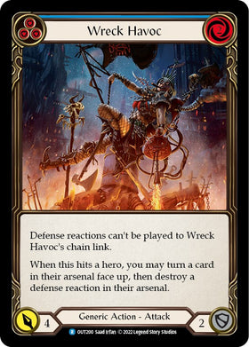 Wreck Havoc (Blue) [OUT200] [Outsiders] Rainbow Foil