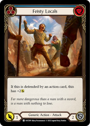 Feisty Locals (Blue) [OUT209] [Outsiders] Rainbow Foil