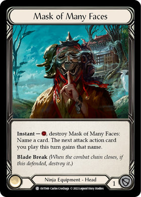 Mask of Many Faces [OUT049] [Outsiders]