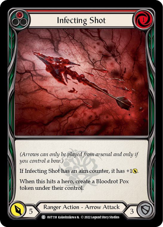 Infecting Shot (Red) [OUT118] [Outsiders] Rainbow Foil