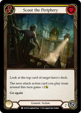 Scout the Periphery (Yellow) [OUT226] [Outsiders] Rainbow Foil