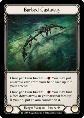 Barbed Castaway - LGS129 [LGS129] [Flesh and Blood: Promo Cards] Cold Foil