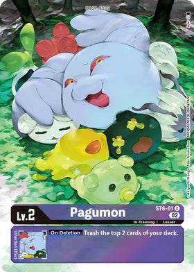 Pagumon (Alternate Art) [ST6-01] [Starter Deck 14: Beelzemon Advanced Deck Set] Foil