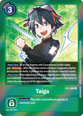 Taiga (Event Pack 4) [BT2-088] [Release Special Booster 1.0] Foil