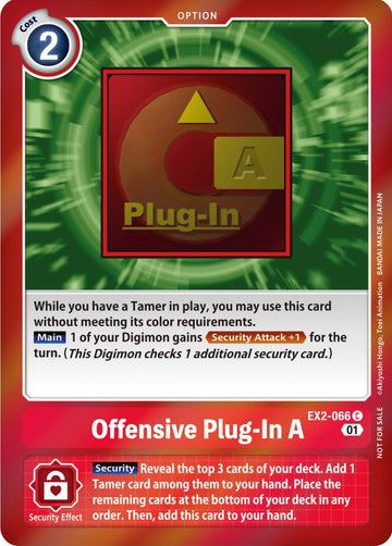 Offensive Plug-In A (Event Pack 4) [EX2-066] [Digital Hazard] Foil