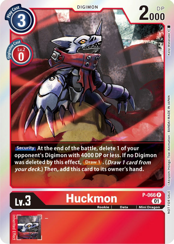 Huckmon (Limited Card Pack) [P-066] [Digimon Promotion Cards] Foil