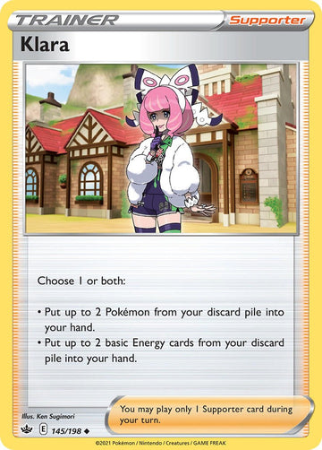 Klara (Cosmos Holo) [145/198] [Chilling Reign] Holofoil