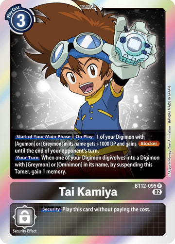 Tai Kamiya [BT12-095] [Across Time] Foil