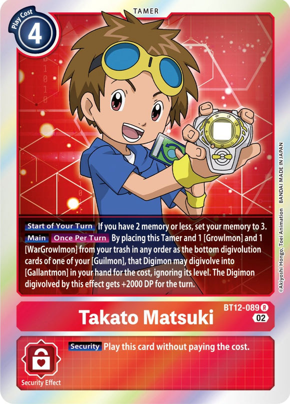 Takato Matsuki [BT12-089] [Across Time] Foil