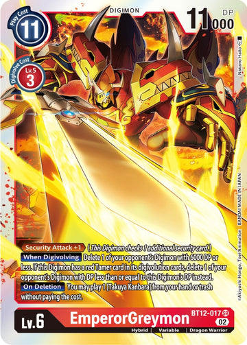 EmperorGreymon [BT12-017] [Across Time] Foil