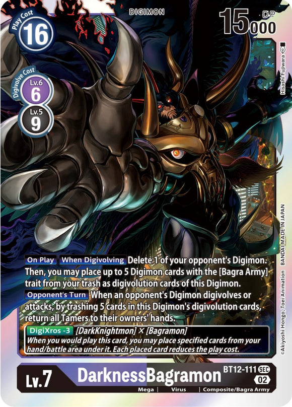 DarknessBagramon [BT12-111] [Across Time] Foil