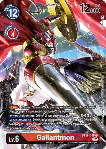 Gallantmon (Alternate Art) [BT12-018] [Across Time] Foil