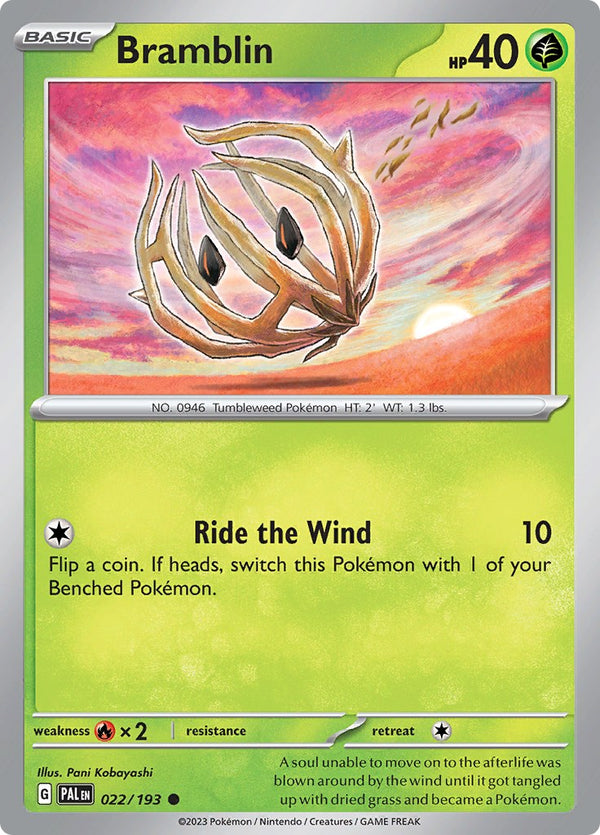Bramblin [022/193] [Paldea Evolved] Reverse Holofoil