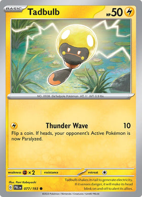 Tadbulb [077/193] [Paldea Evolved] Reverse Holofoil