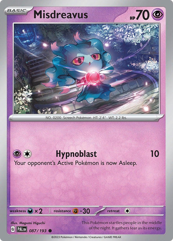 Misdreavus [087/193] [Paldea Evolved] Reverse Holofoil