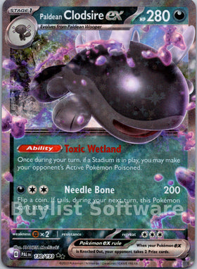 Paldean Clodsire ex [130/193] [Paldea Evolved] Holofoil