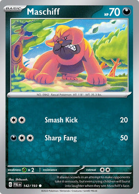 Maschiff [142/193] [Paldea Evolved]